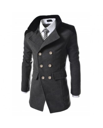 Men\'s Coats Stylish Turn-down Collar Comfort Warm