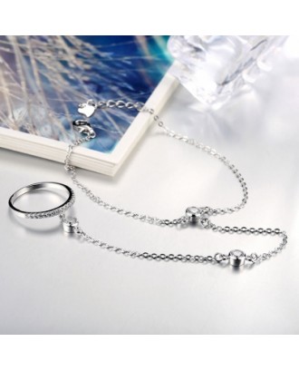 925 Pure Silver Personality Fashion Lady Bracelet