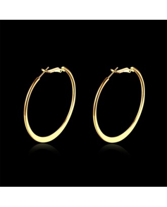 Fashion Jewelry Environmental Protection Round Earrings